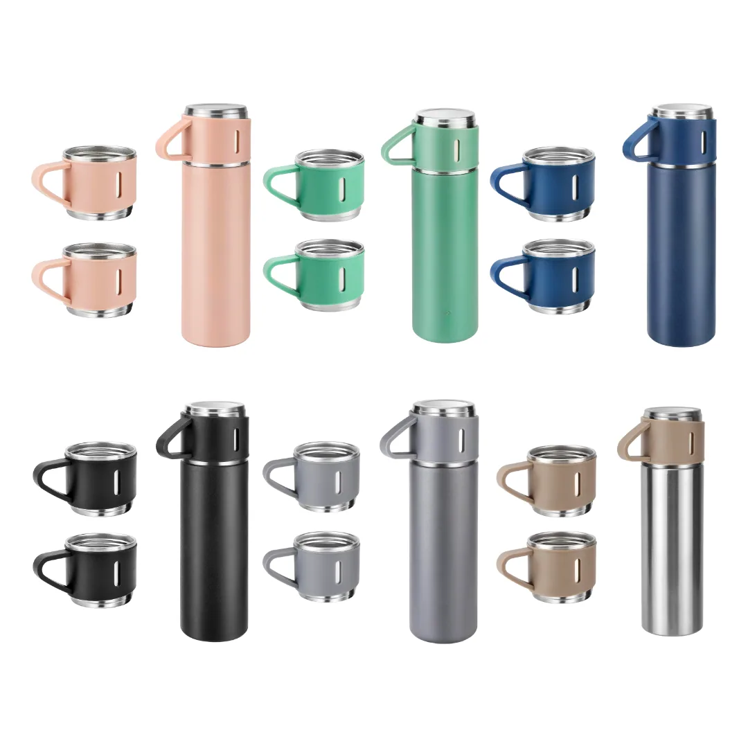 Set Termo 500 ml Con 2 Tazas · CS